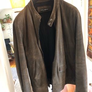 Dolce Gabbana leather jacket size 58, Italian in Excellent condition